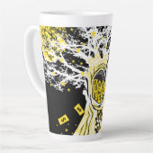 Latte Mug Urban Tree Owl & Wealth Surreal Pop-Art Mok (Linkerhoek)