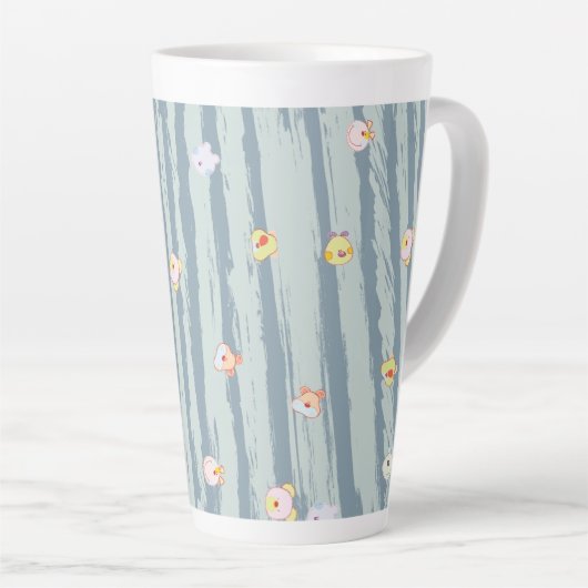 Latte Mug – Whimsy Faces Mok (Rechterhoek)