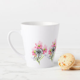 Latte Mug : Wild Flowers Mok