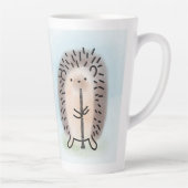 Latte Mug with Hedgehog Playing Clarinet Mok (Rechts)