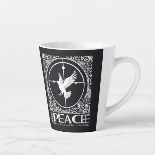 Latte MugTranquil Letters Mok (Rechts)