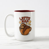 Latte Nap koffie Tweekleurige Koffiemok (Links)