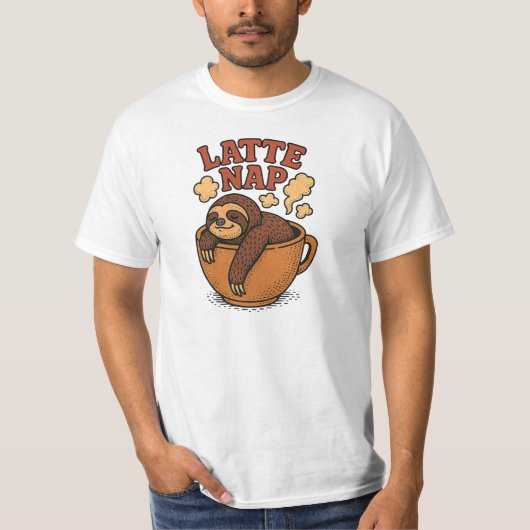 Latte Nap T-shirt (Voorkant)