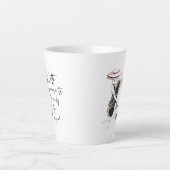 LATTE omdat het te vroeg is voor wijn Mok (Voorkant)