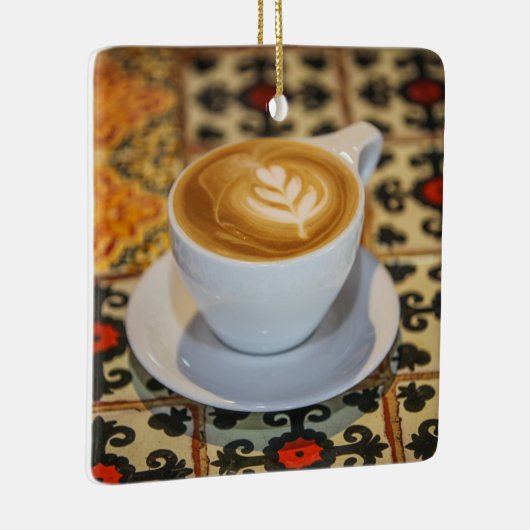Latte on Mexican Tegel | Pescadero, Mexico Keramisch Ornament (Rechts)