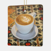 Latte on Mexican Tegel | Pescadero, Mexico Keramisch Ornament (Links)