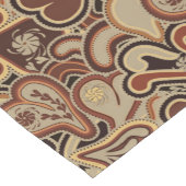 Latte Paisley Print Table Runner Korte Tafelloper (Hoek)