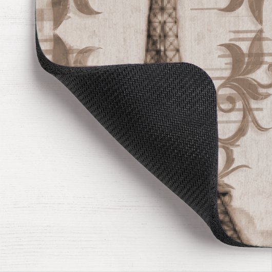 Latte Paris Grunge Mousepad Muismat (Hoek)