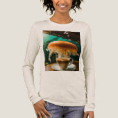Latte Pauze Onder de Zee Tri-Blend Shirt (Voorkant)