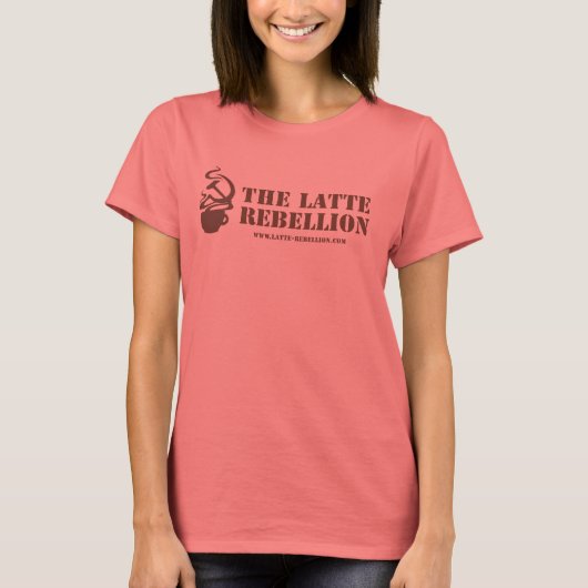 Latte Rebellion T-Shirt, dames T-shirt (Voorkant)