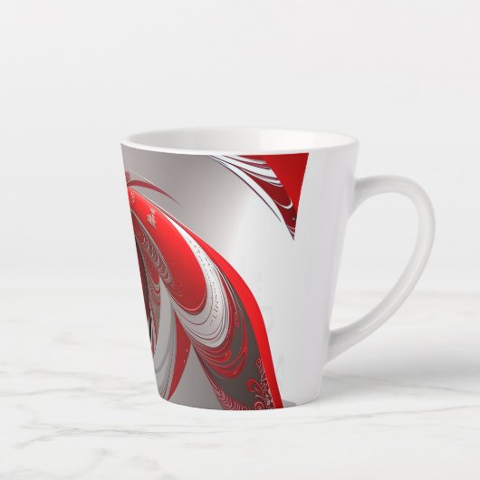 Latte/Red Swirl/SML/Latte-Mok Latte Mok (Rechts)