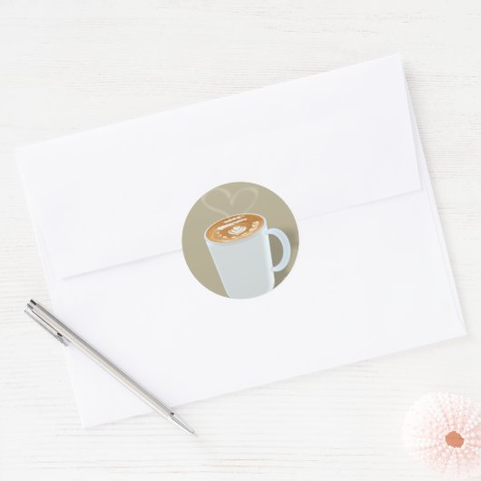 Latte Ronde Sticker (Envelop)