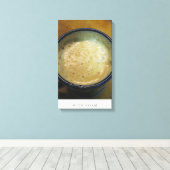 Latte schuimkunst op Canvas (Insitu (Houten vloer))