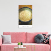 Latte schuimkunst op Canvas (Insitu (Woonkamer))