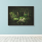 Latte Stones omver van Tasa Jinapsan Way Canvas Afdruk (Insitu (Houten vloer))