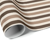 Latte Streep Laag Cadeaupapier (Rol Hoek)