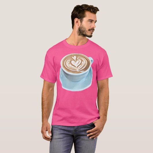 Latte T-shirt (Voorkant volledig)