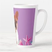 Latte Tasse französische  Bulldogge  Latte Mok (Rechts)