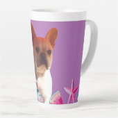 Latte Tasse französische Bulldogge Mok (Rechterhoek)
