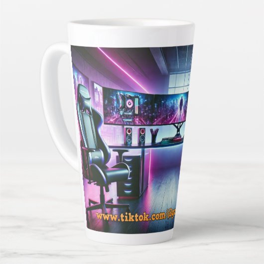 Latte Tasse Latte Mok (Linkerhoek)