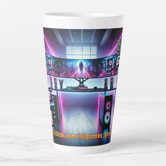 Latte Tasse Latte Mok (Voorkant)