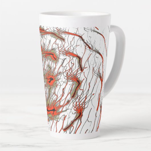 Latte Tasse Latte Mok (Rechterhoek)