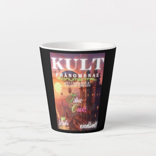 Latte Tasse Mok (Voorkant)