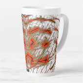 Latte Tasse Mok (Rechterhoek)