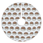 Latte WA Washington Coffee Cup Kerstboom Rok (Voorkant)