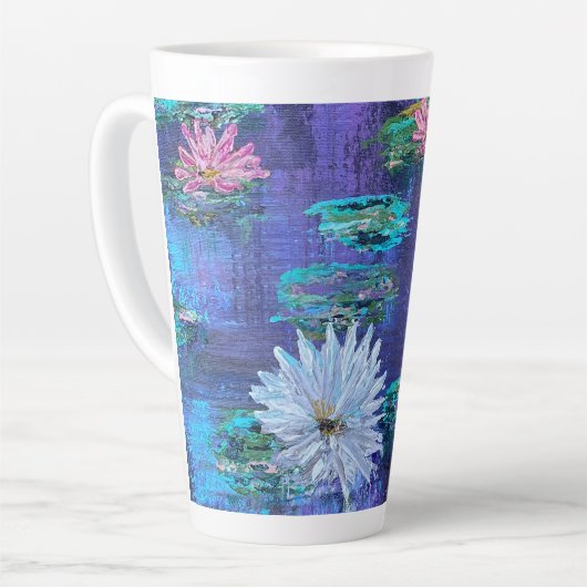 Latte & Waterlelies Mok (Linkerhoek)