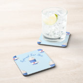 Latte & Witte Slagroom (Blauw)   Bier Onderzetter (Rechterzijde)