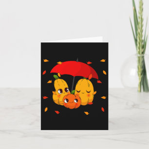Lattes Pompoen Spice Herfst Herfst Halloween Vrouw Kaart