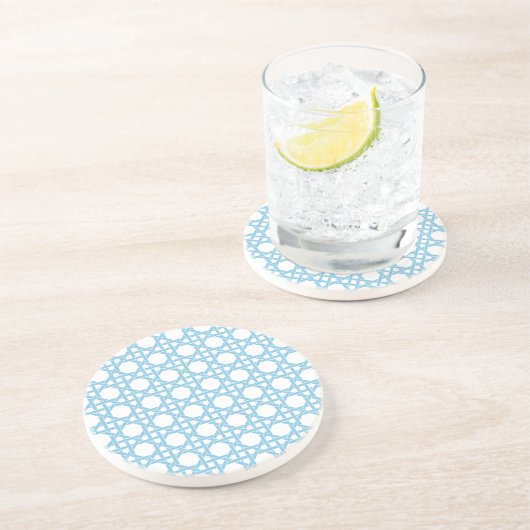 Lattice-afdrukontwerp Zandsteen Onderzetter (Zijkant)