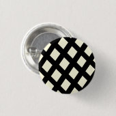 Lattice Button (crème & zwart) (Voorkant /achterkant)