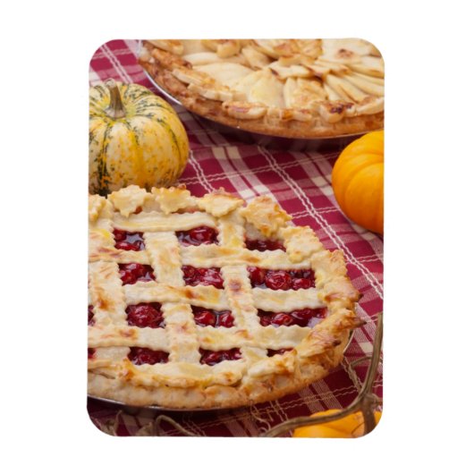 Lattice Cherry Pie en Apple Pie Magneet (Verticaal)