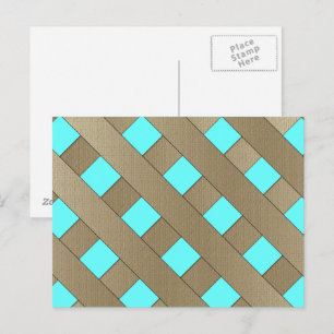 Lattice Fence by Shirley Taylor Briefkaart