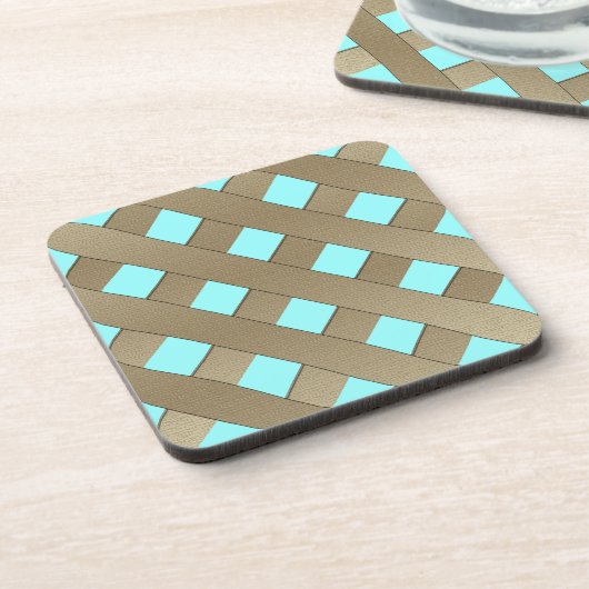 Lattice Fence by Shirley Taylor Drankjes Onderzetter (Linkerzijde)