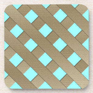 Lattice Fence by Shirley Taylor Drankjes Onderzetter