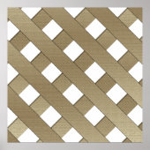 Lattice Fence by Shirley Taylor Poster (Voorkant)