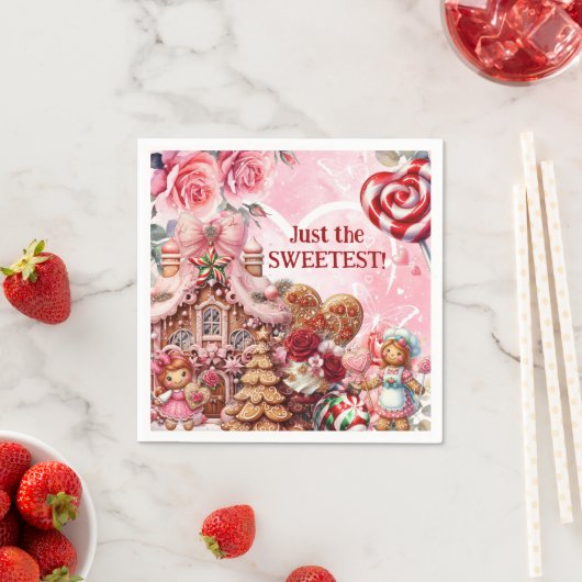 Lattice & Lace Valentijn Gingerbread servetten (Insitu)