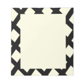Lattice Notitieblok (Crème & Zwart) (Voorkant)