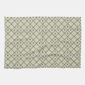 Lattice Pansy Tea Towel Theedoek (Horizontaal)