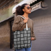 Lattice Pattern Tote Bag