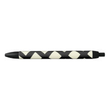 Lattice Pennen (Crème & Zwart)
