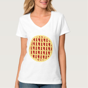 Lattice Pie - Red (Cherry/aardbei/etc.) - Pi Day T-shirt