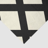 Lattice Tissue Paper (Cream & Black) Tissuepapier (Detail)