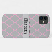 Latticework, Quatrefoil, Trellis, Monogram Case-Mate iPhone Case (Achterkant (horizontaal))