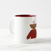 Latty Mug Tweekleurige Koffiemok (Voorkant links)