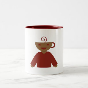 Latty Mug Tweekleurige Koffiemok