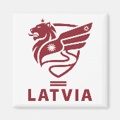Latvia Baltic State Northern Europe Magneet (Voorkant)